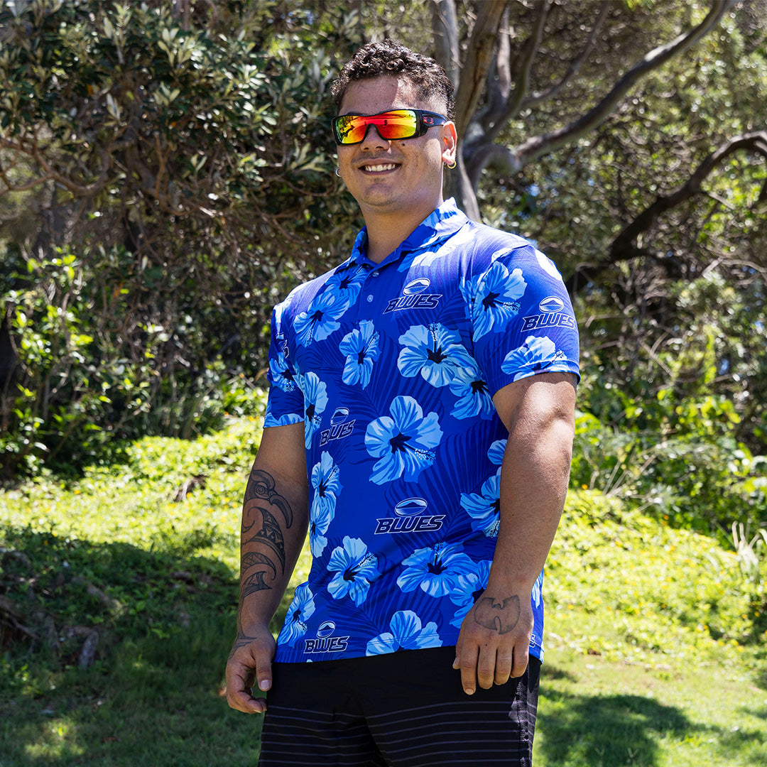 Waikato Chiefs Super Rugby Hawaiian Shirt Button Up Polo Shirt