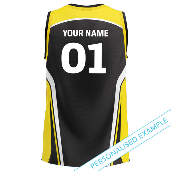 NZ Hurricanes 'Hoops' Basketball Singlet - Youth