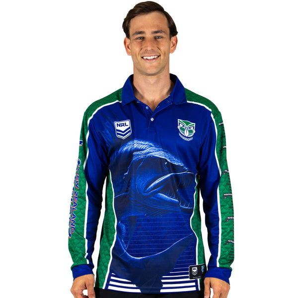 NRL Warriors 'Barracuda' Fishing Shirt - Adult