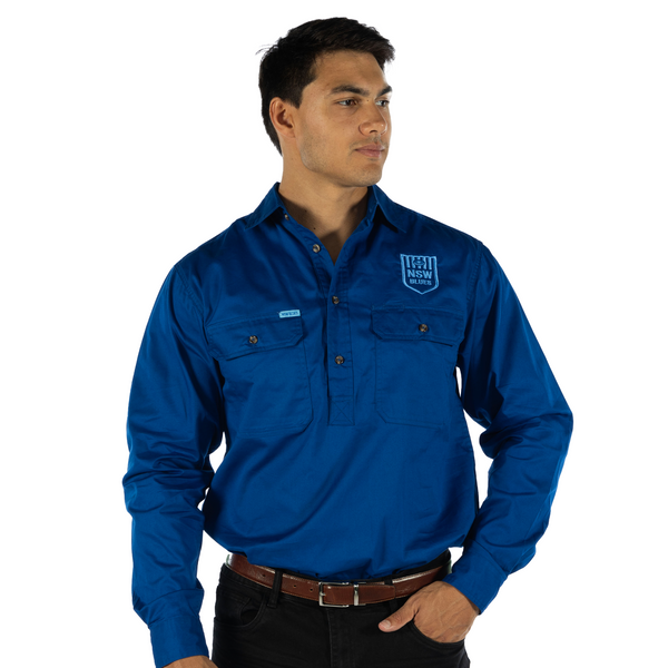 NSW Blues 'Long Yard' Work Shirt