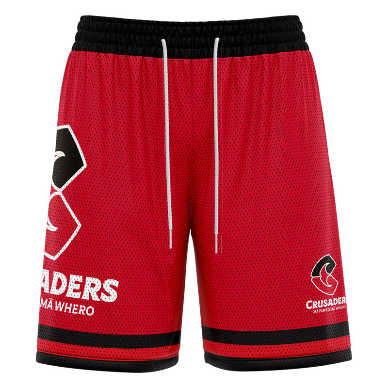 NZ Crusaders 'Hoops' Basketball Shorts - Adult