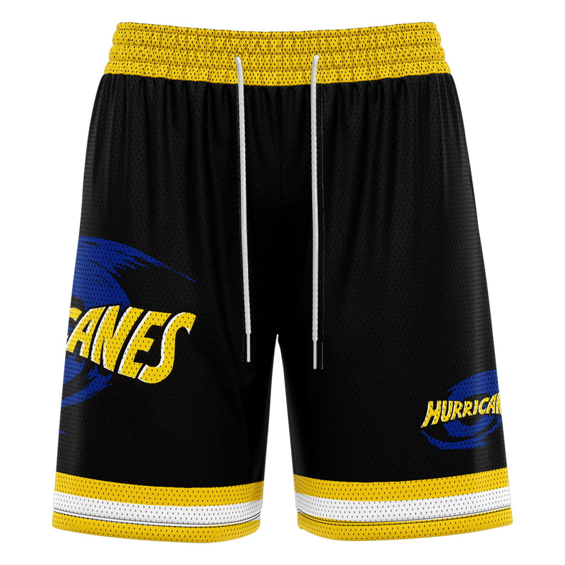 NZ Hurricanes 'Hoops' Basketball Shorts - Adult