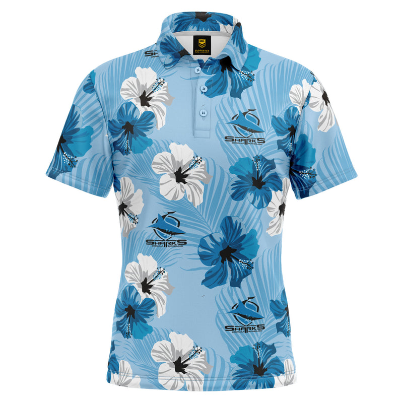 NRL Sharks 'Aloha' Golf Polo