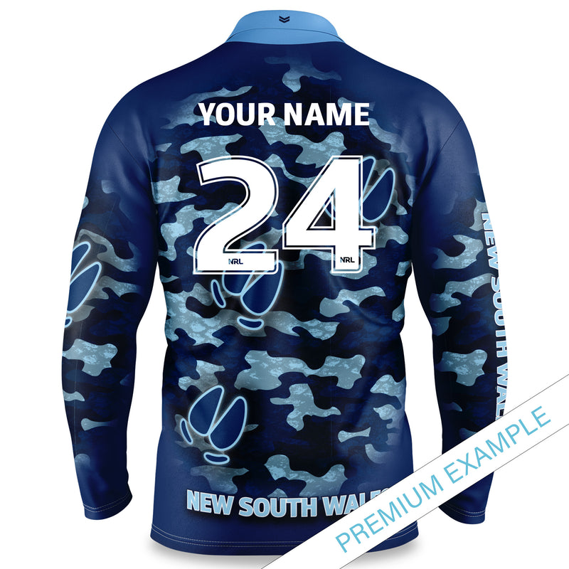 NSW Blues "Razorback" Outback Shirts - Youth