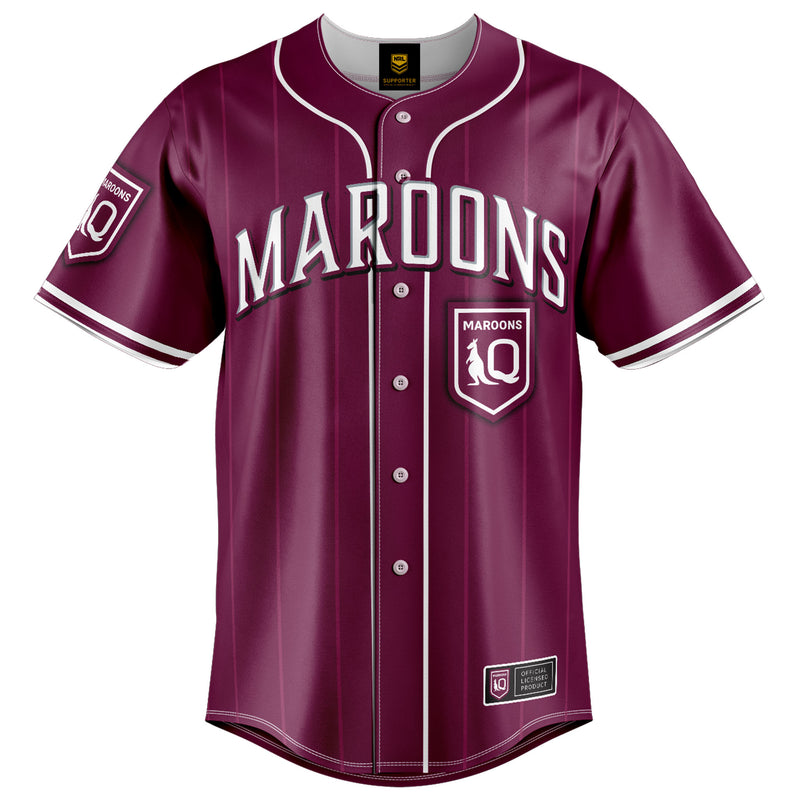 QLD Maroons 'Slugger' Baseball Shirt