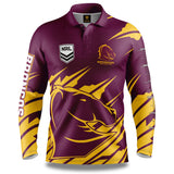 NRL Broncos 'Ignition' Fishing Shirt - Adult