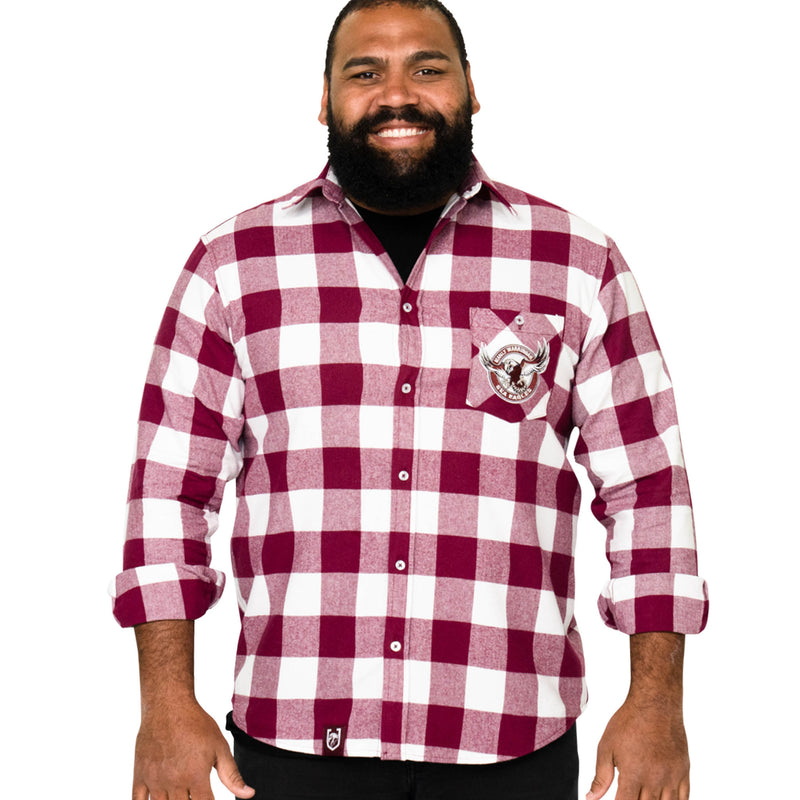 NRL Sea Eagles 'Lumberjack' Flannel Shirt
