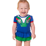 NRL Warriors Girls Footysuit