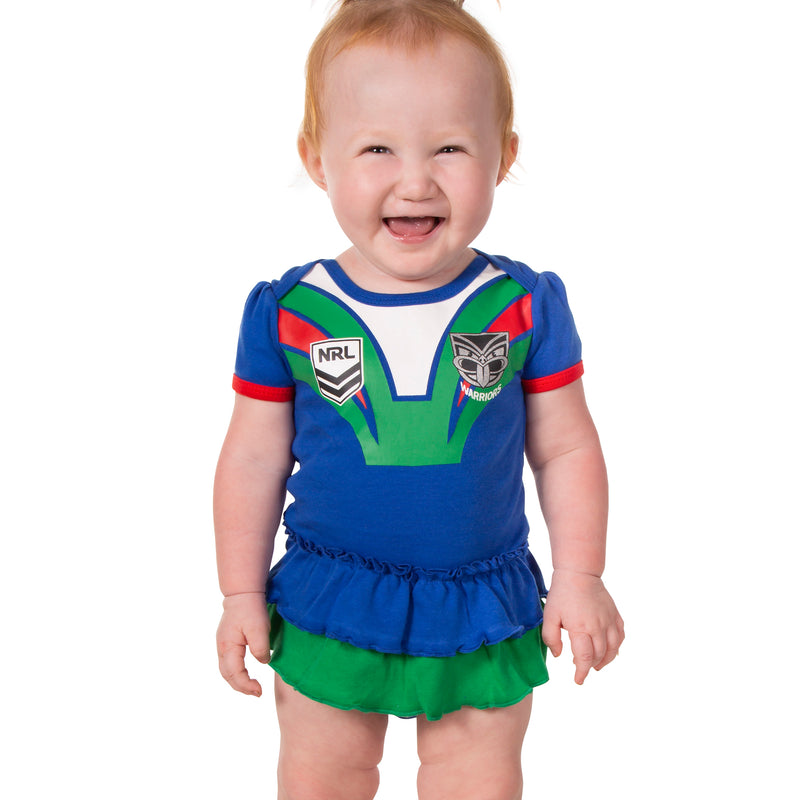 NRL Warriors Girls Footysuit