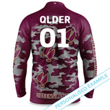 QLD Maroons "Razorback" Outback Shirts - Adult