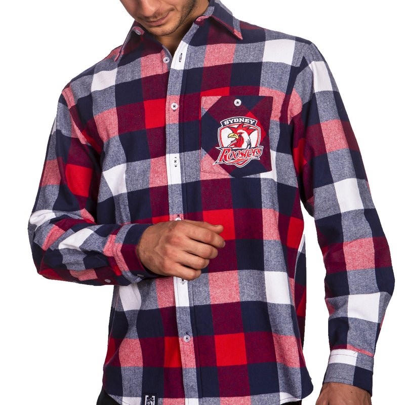 NRL Roosters 'Lumberjack' Flannel Shirt